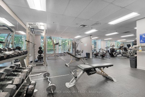 903-5 Rowntree Road, Toronto, ON - Indoor Photo Showing Gym Room