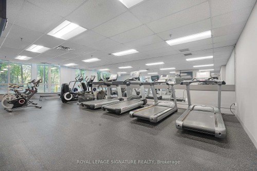 903-5 Rowntree Road, Toronto, ON - Indoor Photo Showing Gym Room