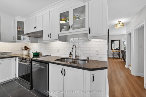 13 Cameron Avenue, Hamilton, ON - Indoor Photo Showing Kitchen With Stainless Steel Kitchen With Double Sink With Upgraded Kitchen
