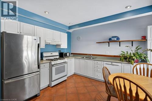 282 Main Street W, Hamilton, ON - Indoor Photo Showing Kitchen With Double Sink
