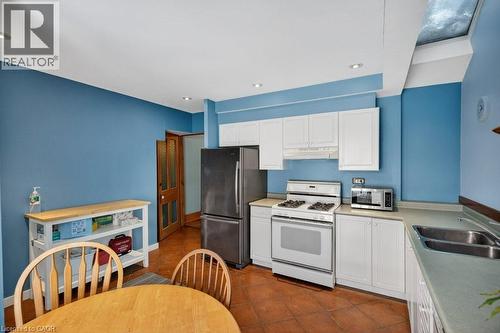 282 Main Street W, Hamilton, ON - Indoor Photo Showing Kitchen With Double Sink