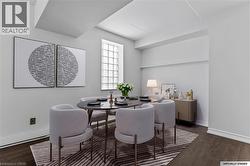 Dining area, virtually staged - 