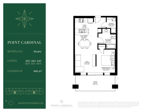 Plan (croquis) - 307-282 Rue Du Cardinal, Saint-Amable, QC - Other