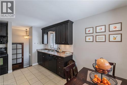 18 Linden Avenue, Brantford, ON - Indoor Photo Showing Kitchen With Double Sink