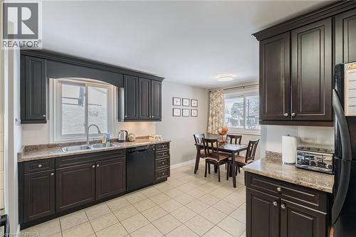 18 Linden Avenue, Brantford, ON - Indoor Photo Showing Kitchen With Double Sink