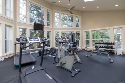 408-866 Brock Ave, Langford, BC - Indoor Photo Showing Gym Room