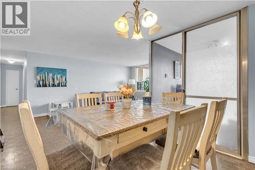 511 The West Mall Drive Unit# 1108, Toronto, ON - Indoor Photo Showing Dining Room