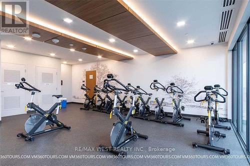 5111 - 30 Shore Breeze Drive, Toronto, ON - Indoor Photo Showing Gym Room