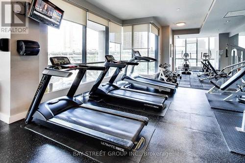 3716 - 11 Brunel Court, Toronto, ON - Indoor Photo Showing Gym Room