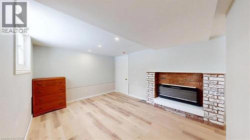 22 Broadview Avenue Unit# (Upper), Cambridge, ON - Indoor Photo Showing Other Room With Fireplace