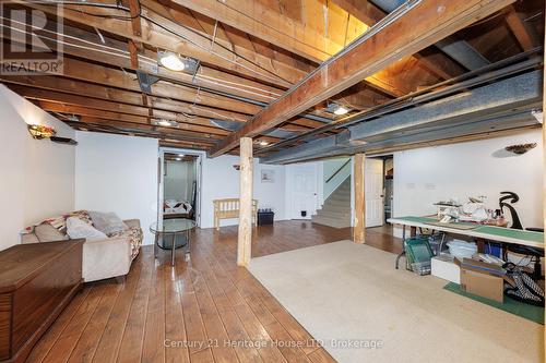 Partially finished basement - 467 Gorham Rd Road, Fort Erie (Point Abino), ON - Indoor Photo Showing Basement