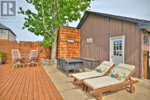 Fully fenced yard - 467 Gorham Rd Road, Fort Erie (Point Abino), ON - Outdoor With Deck Patio Veranda With Exterior