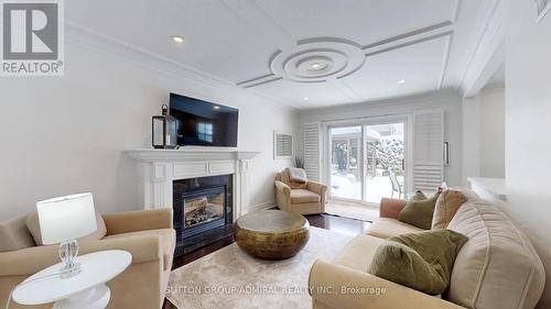 78 Thorny Brae Drive, Markham, ON - Indoor Photo Showing Living Room With Fireplace