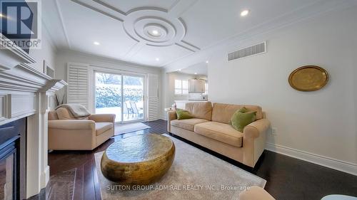 78 Thorny Brae Drive, Markham, ON - Indoor Photo Showing Living Room With Fireplace