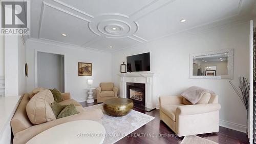 78 Thorny Brae Drive, Markham, ON - Indoor Photo Showing Living Room With Fireplace