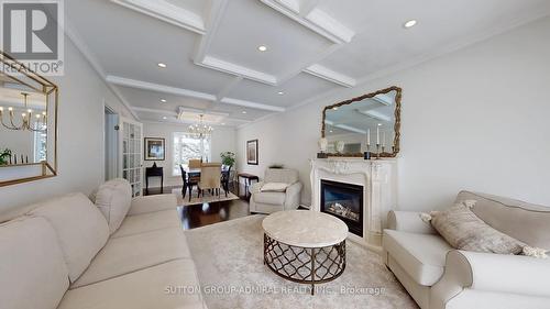 78 Thorny Brae Drive, Markham, ON - Indoor Photo Showing Living Room With Fireplace