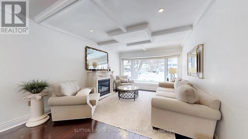 78 Thorny Brae Drive, Markham, ON - Indoor Photo Showing Living Room With Fireplace