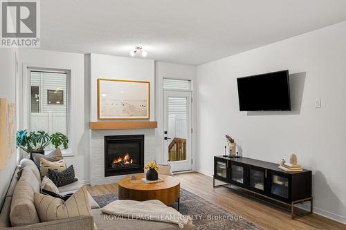 Living room - 198 Rathwell Street, Carleton Place, ON - Indoor Photo Showing Living Room With Fireplace