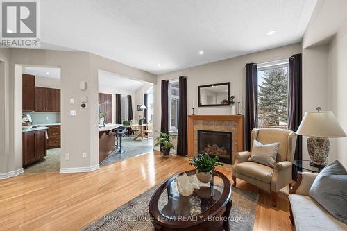 257 Denali Way, Ottawa, ON - Indoor Photo Showing Living Room With Fireplace
