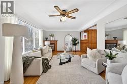 Living Room with Hardwood Floors - 