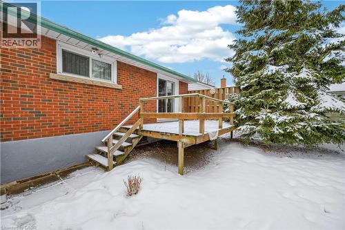 Deck in Backyard - 126 West 4Th Street, Hamilton, ON - Outdoor With Deck Patio Veranda