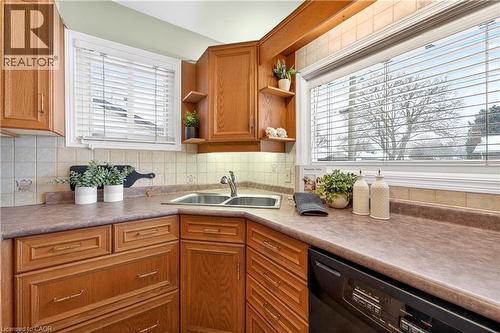 126 West 4Th Street, Hamilton, ON - Indoor Photo Showing Kitchen With Double Sink