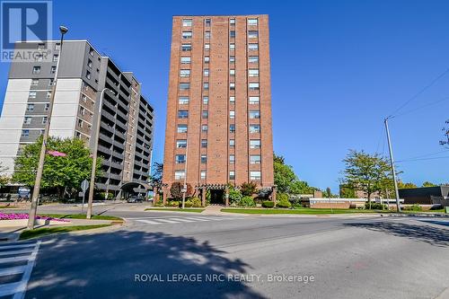 Located at the intersection of King & Church - 401 - 141 Church Street, St. Catharines (Downtown), ON - Outdoor With Facade
