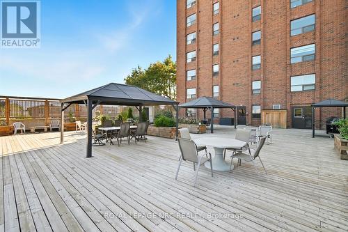 Lots of areas to dine outside - 401 - 141 Church Street, St. Catharines (Downtown), ON - Outdoor With Deck Patio Veranda With Exterior