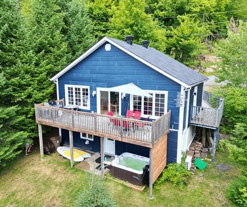 Vue d'ensemble - 521 Ch. De Courchevel, Saint-Adolphe-D'Howard, QC - Outdoor With Deck Patio Veranda