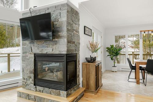 Autre - 861  - 865 Rue Des Pinsons, Sainte-Adèle, QC - Indoor Photo Showing Living Room With Fireplace