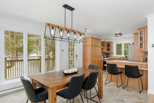 Salle à manger - 861  - 865 Rue Des Pinsons, Sainte-Adèle, QC - Indoor Photo Showing Dining Room