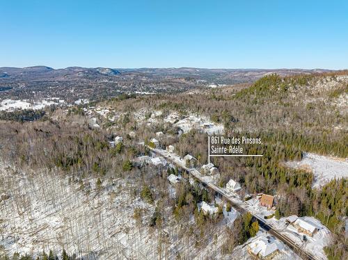 Photo aérienne - 861  - 865 Rue Des Pinsons, Sainte-Adèle, QC - Outdoor With View