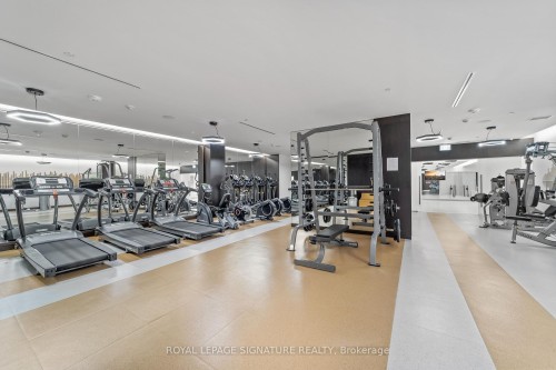2007-6 Sonic Way, Toronto, ON - Indoor Photo Showing Gym Room