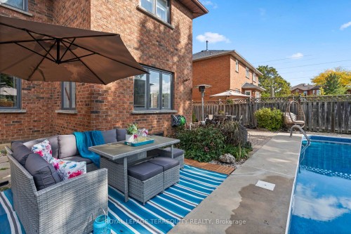 94 Intrepid Drive, Whitby, ON - Outdoor With In Ground Pool With Deck Patio Veranda With Exterior