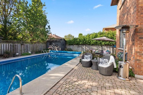 94 Intrepid Drive, Whitby, ON - Outdoor With In Ground Pool