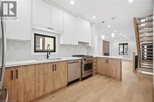 241 Maria Street, Toronto, ON - Indoor Photo Showing Kitchen With Upgraded Kitchen