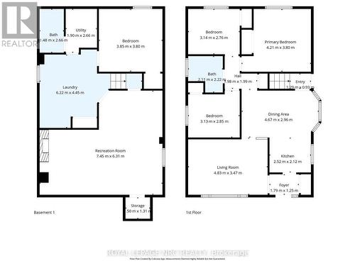 Floor plan metres - 6 Brookbanks Drive N, St. Catharines (Lakeport), ON - Other