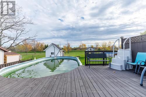 2455 Coral Avenue, Fort Erie (Stevensville), ON - Outdoor With Above Ground Pool With Deck Patio Veranda