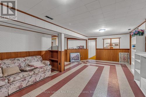 Rec Room - 56 Brookland Drive, Brampton, ON - Indoor Photo Showing Other Room With Fireplace