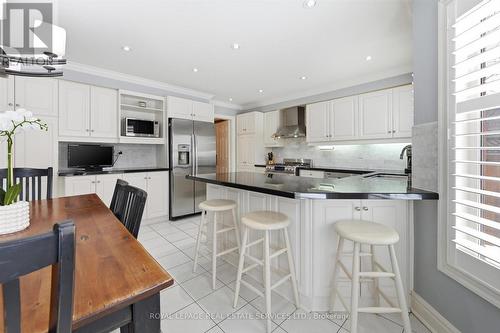 Gourmet Kitchen Offers Stainless Steel Appliances - 2017 Peak Place, Oakville, ON - Indoor
