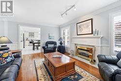 Comfortable Family Room with a Gas Fireplace - 