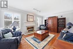 Comfortable Family Room with a Gas Fireplace - 