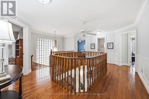 Hardwood Flooring Throughout the Upper Level - 2017 Peak Place, Oakville, ON - Indoor Photo Showing Other Room