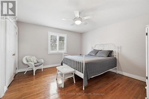 Second Bedroom Features Hardwood Flooring - 2017 Peak Place, Oakville, ON - Indoor Photo Showing Bedroom