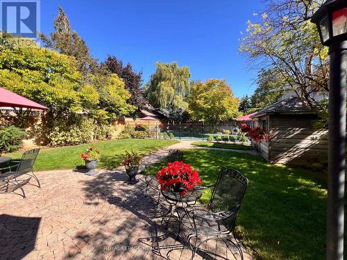 Backyard Oasis w/Interlock Patio & Mature Greenery - 2017 Peak Place, Oakville, ON - Outdoor