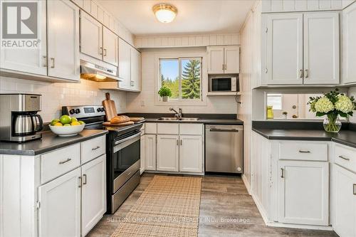 1282 Gary Avenue, Sudbury Remote Area, ON - Indoor Photo Showing Kitchen With Stainless Steel Kitchen With Double Sink