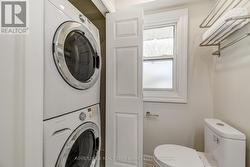 Stacked washer and dryer - 