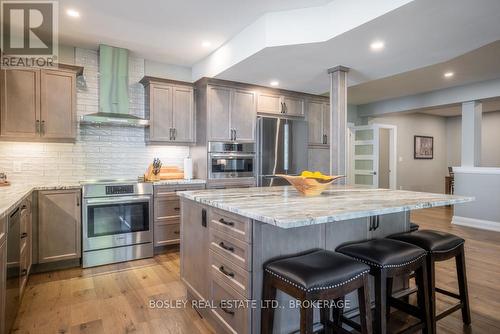 Lower level Kitchen - 1 Hurricane Road, Pelham (Fonthill), ON - Indoor Photo Showing Kitchen With Upgraded Kitchen