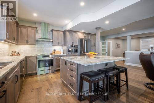 Lower level Kitchen - 1 Hurricane Road, Pelham (Fonthill), ON - Indoor Photo Showing Kitchen With Upgraded Kitchen