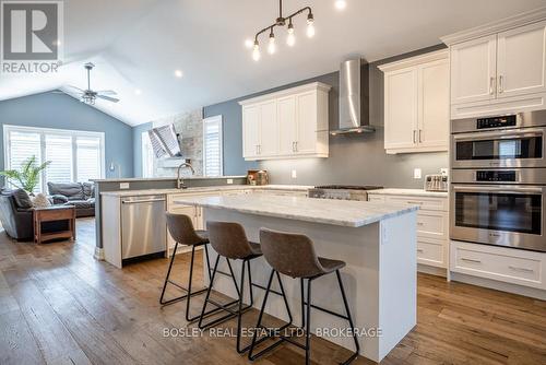 Main Level Kitchen - 1 Hurricane Road, Pelham (Fonthill), ON - Indoor Photo Showing Kitchen With Upgraded Kitchen